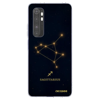 Picasee silikonska prozirna maskica za Xiaomi Mi Note 10 Lite - SAGITTARIUS