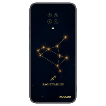 Picasee crna silikonska maskica za Xiaomi Redmi Note 9S - SAGITTARIUS