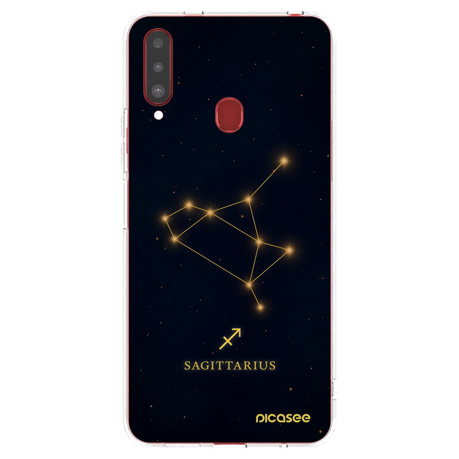 Picasee silikonska prozirna maskica za Samsung Galaxy A20s - SAGITTARIUS