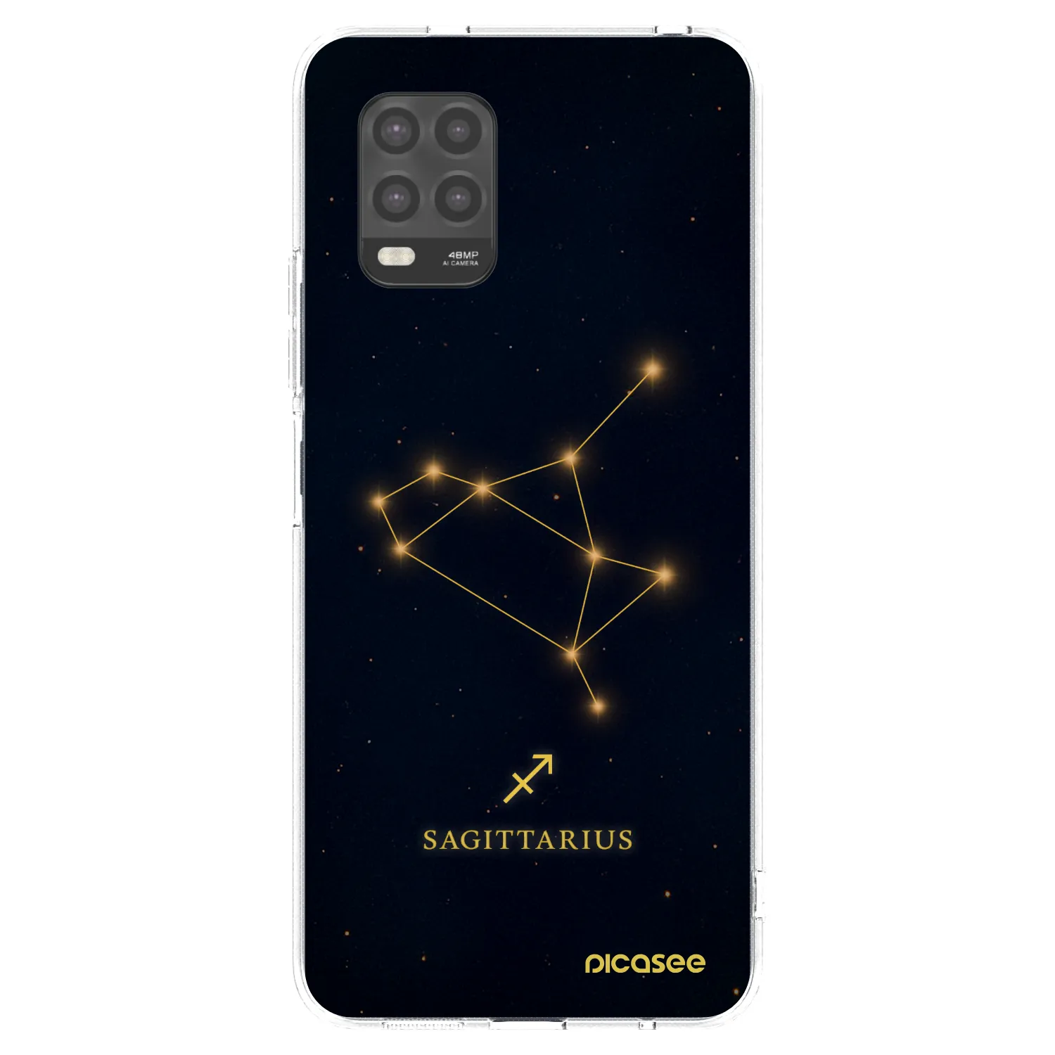 Picasee silikonska prozirna maskica za Xiaomi Mi 10 Lite - SAGITTARIUS