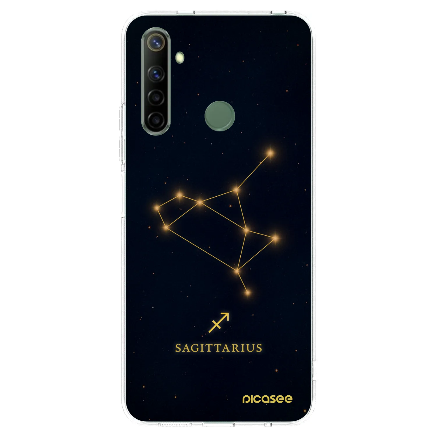 Picasee silikonska prozirna maskica za Realme 6i - SAGITTARIUS