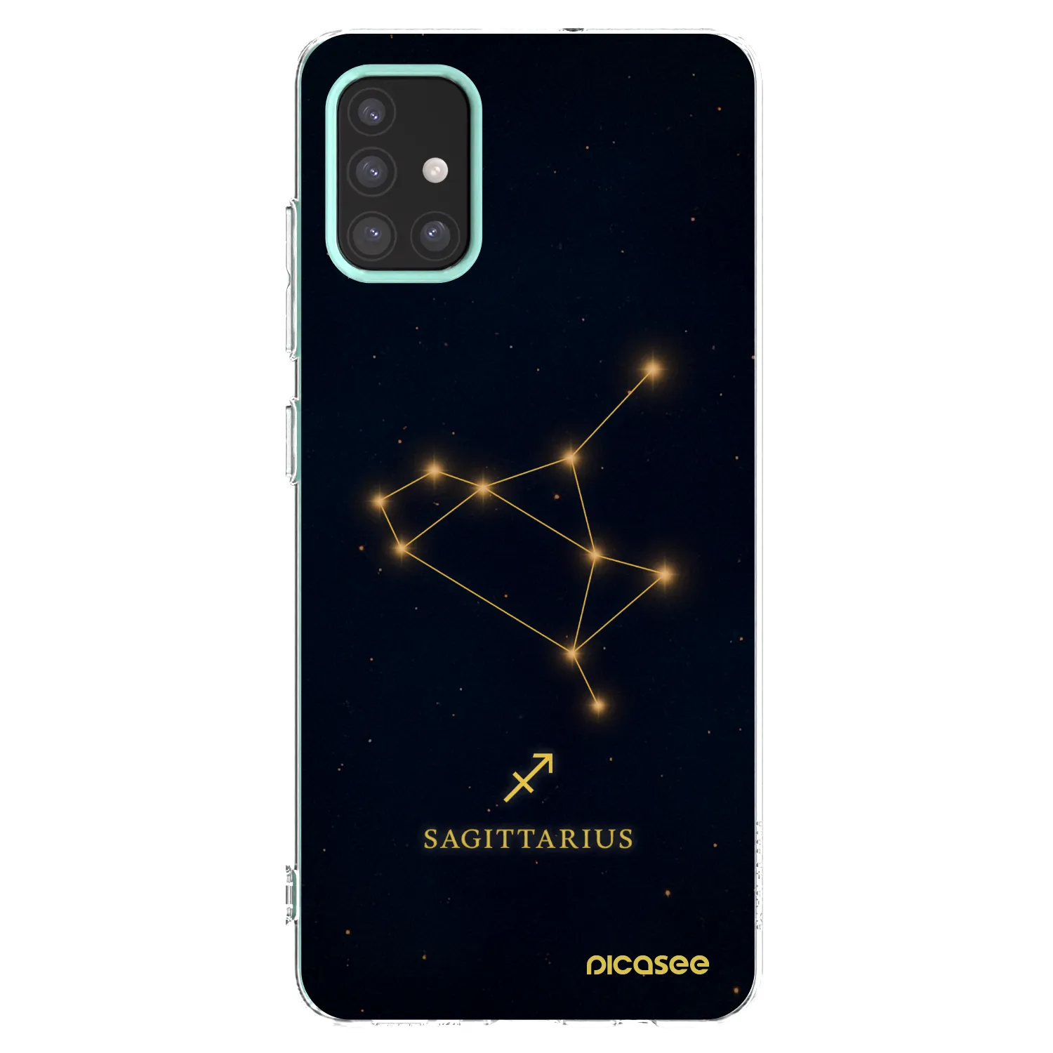 Picasee silikonska prozirna maskica za Samsung Galaxy M31s - SAGITTARIUS