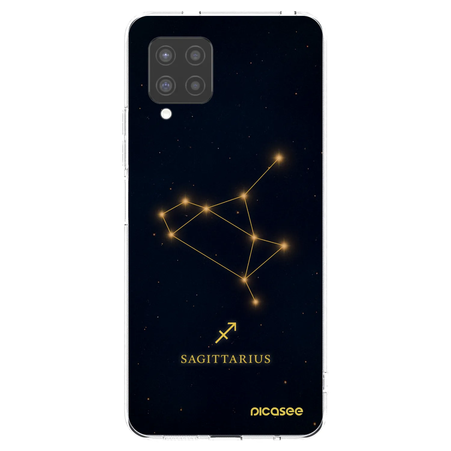 Picasee silikonska prozirna maskica za Samsung Galaxy A42 A426B - SAGITTARIUS