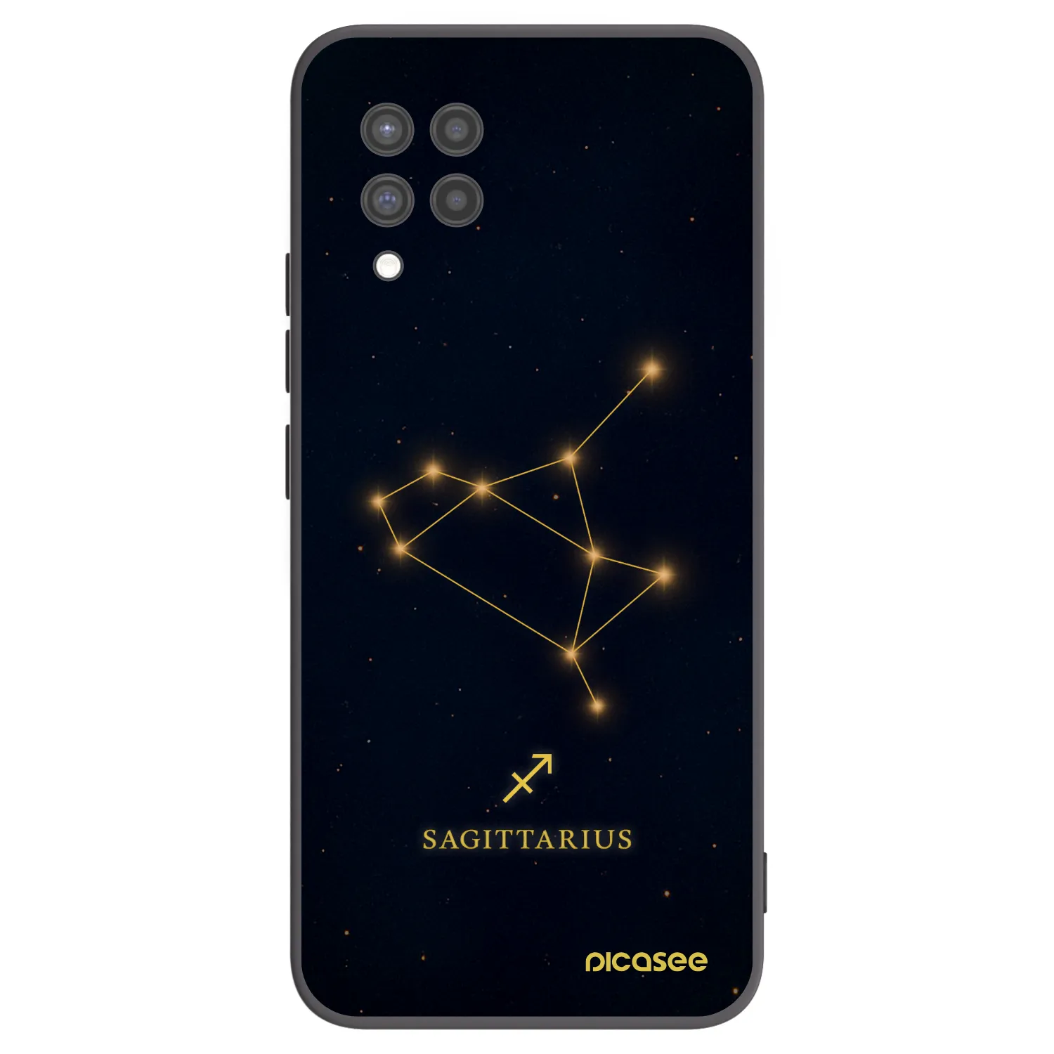Picasee crna silikonska maskica za Samsung Galaxy A42 A426B - SAGITTARIUS