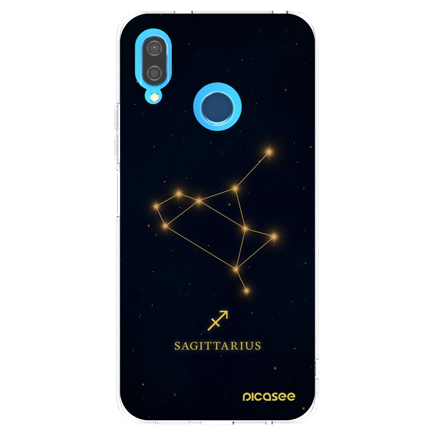 Picasee silikonska prozirna maskica za Huawei P20 Lite - SAGITTARIUS