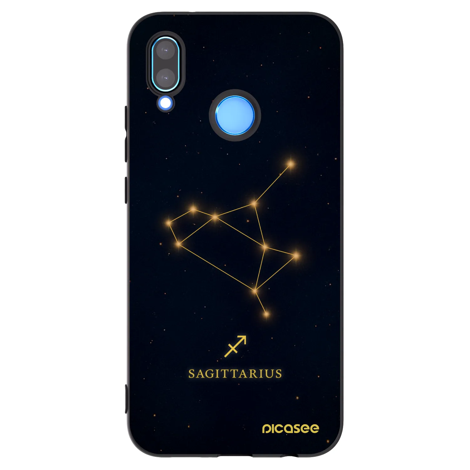 Picasee crna silikonska maskica za Huawei Mate 40 Pro - SAGITTARIUS