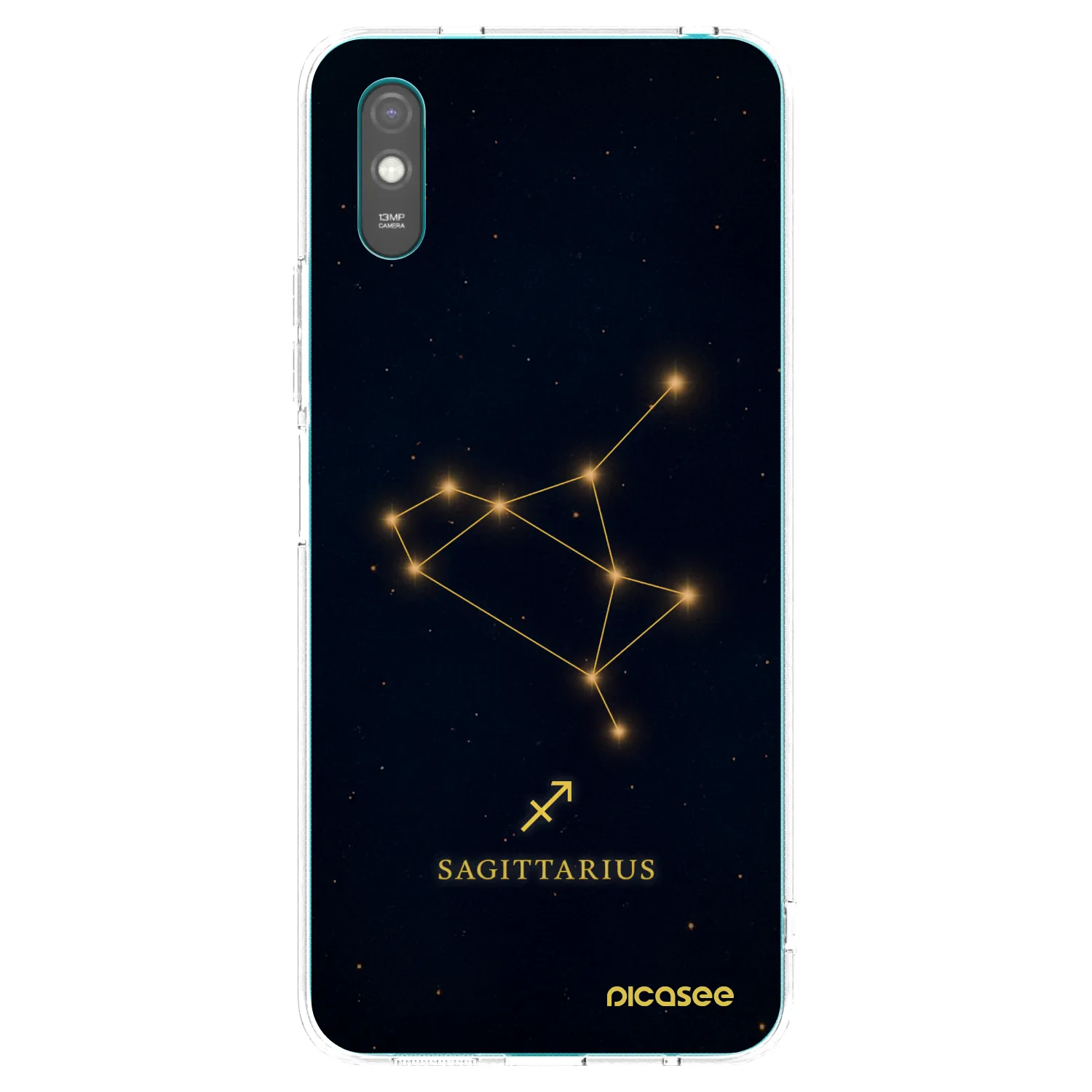 Picasee silikonska prozirna maskica za Xiaomi Redmi 9AT - SAGITTARIUS