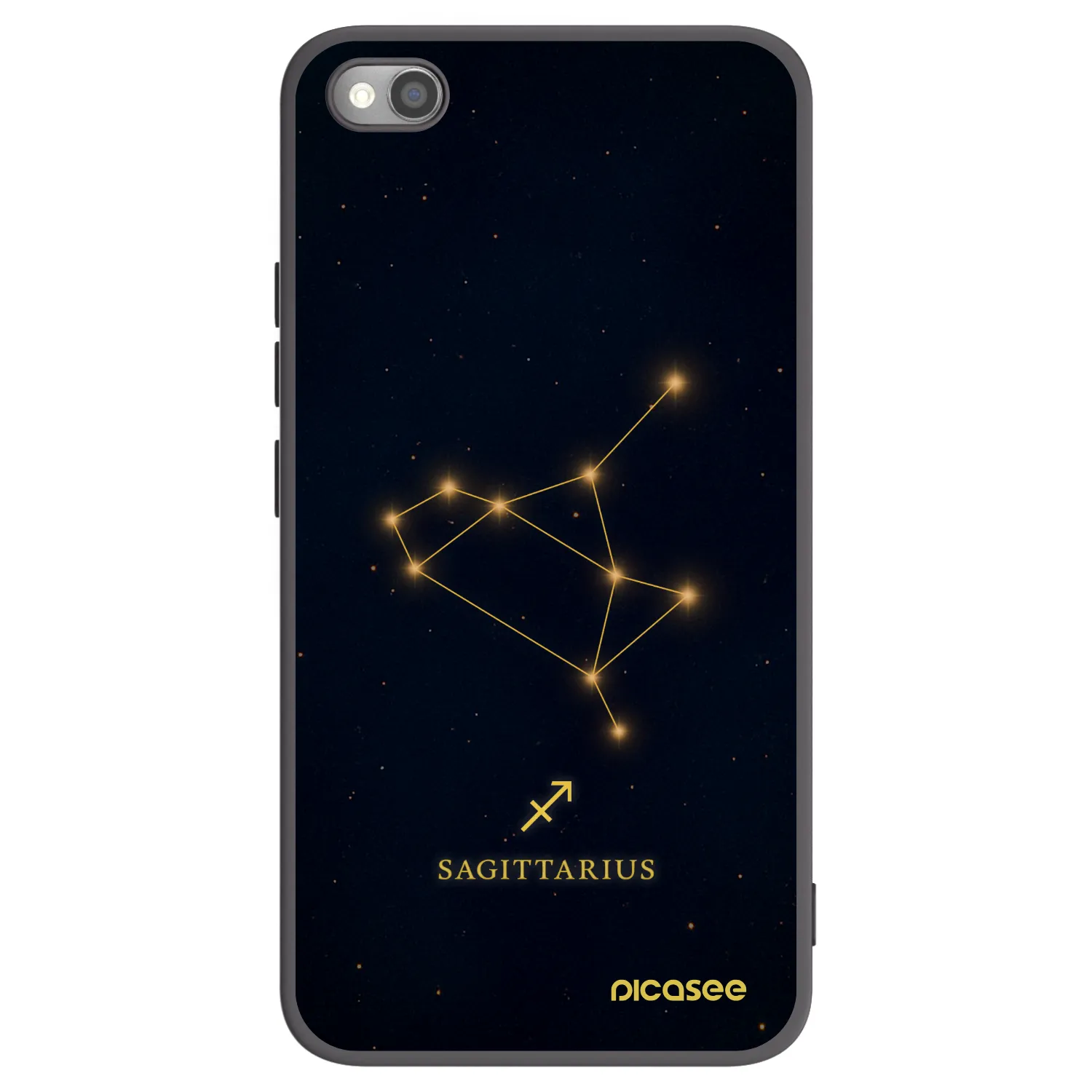 Picasee crna silikonska maskica za Xiaomi Redmi Note 11S 5G - SAGITTARIUS