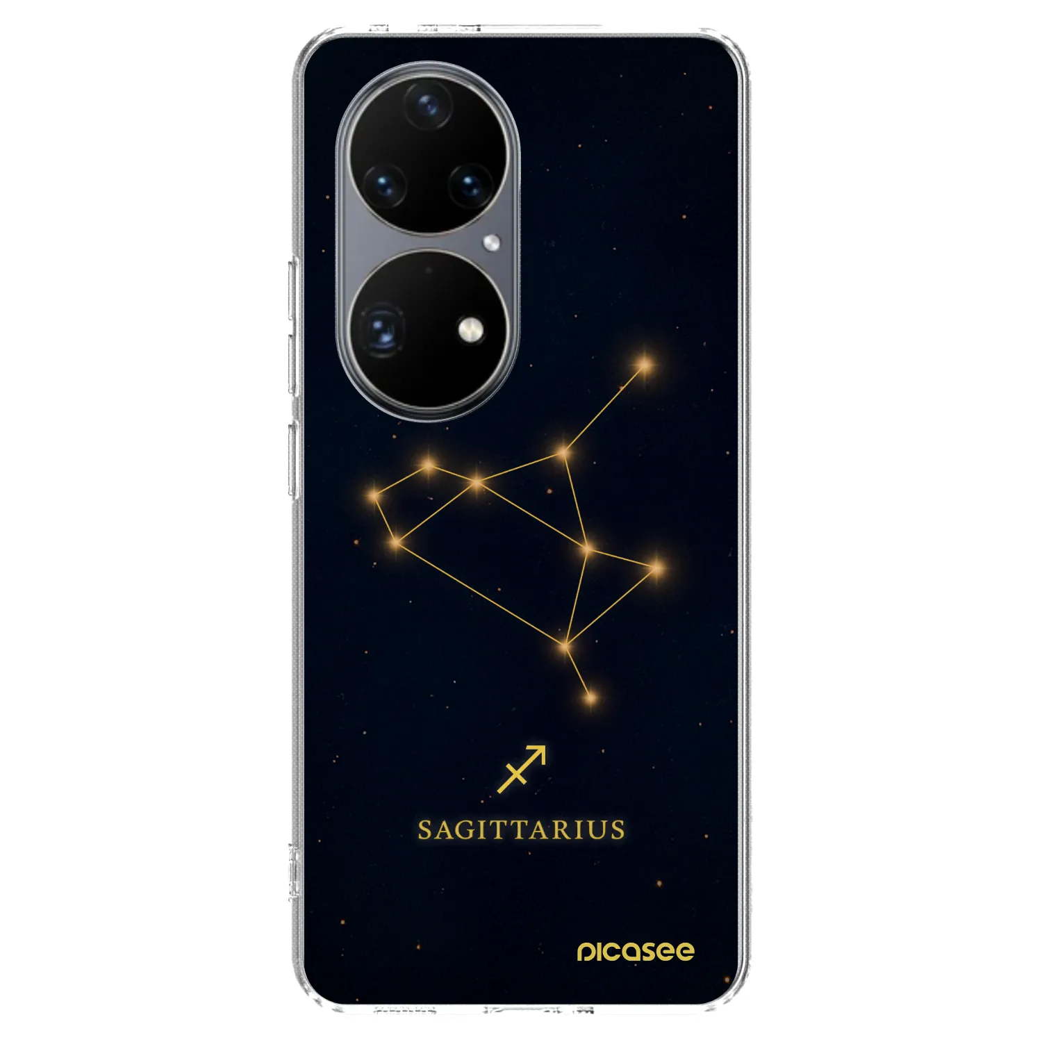 Picasee silikonska prozirna maskica za Huawei P50 - SAGITTARIUS