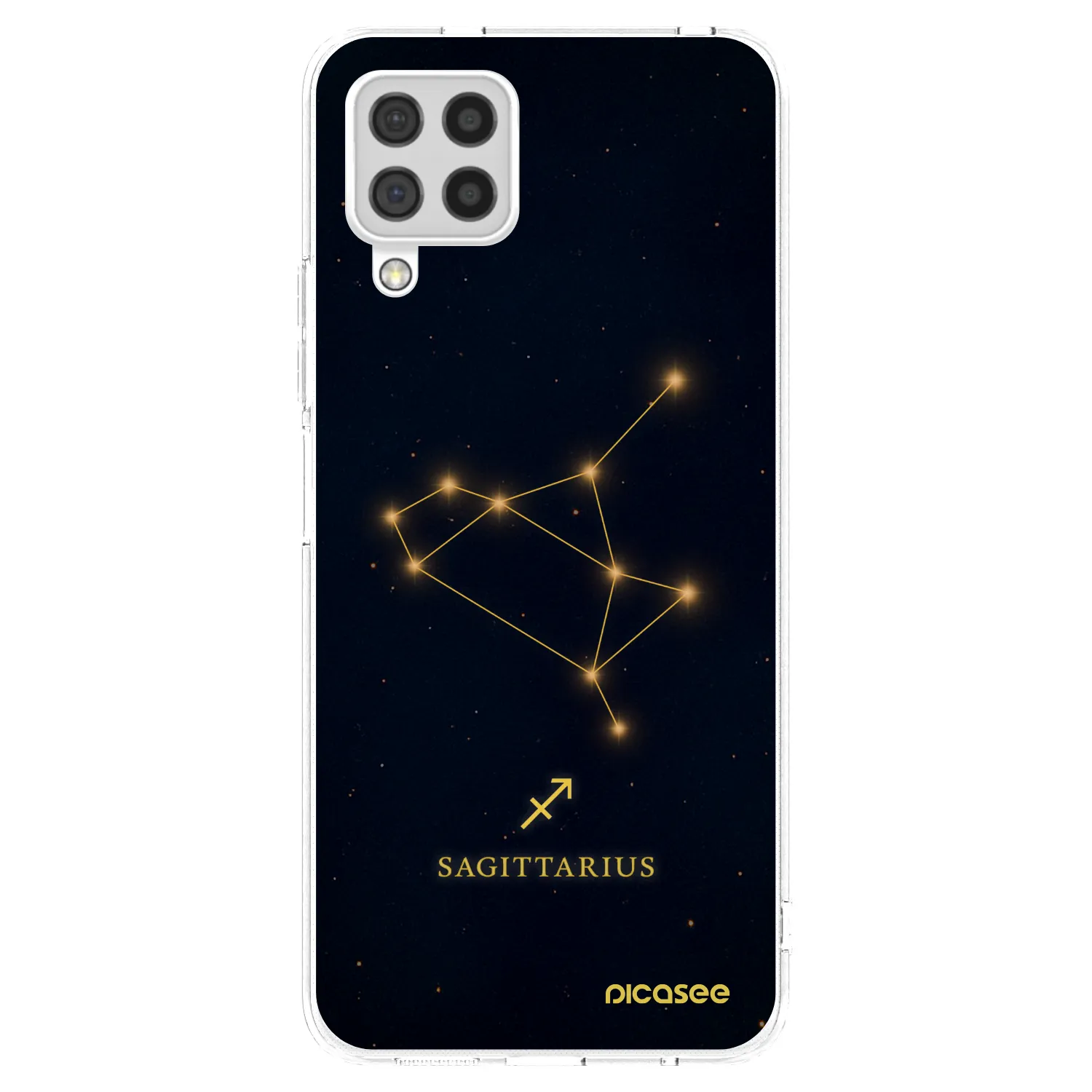 Picasee silikonska prozirna maskica za Samsung Galaxy A22 A225F 4G - SAGITTARIUS