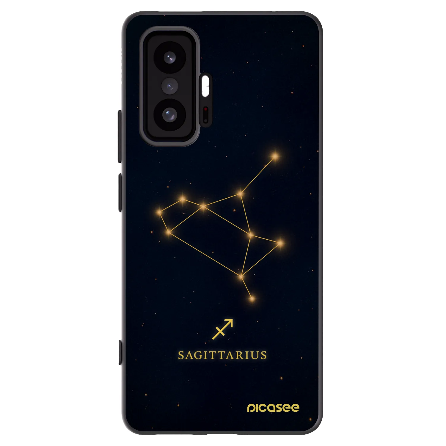 Picasee crna silikonska maskica za Xiaomi 11T - SAGITTARIUS