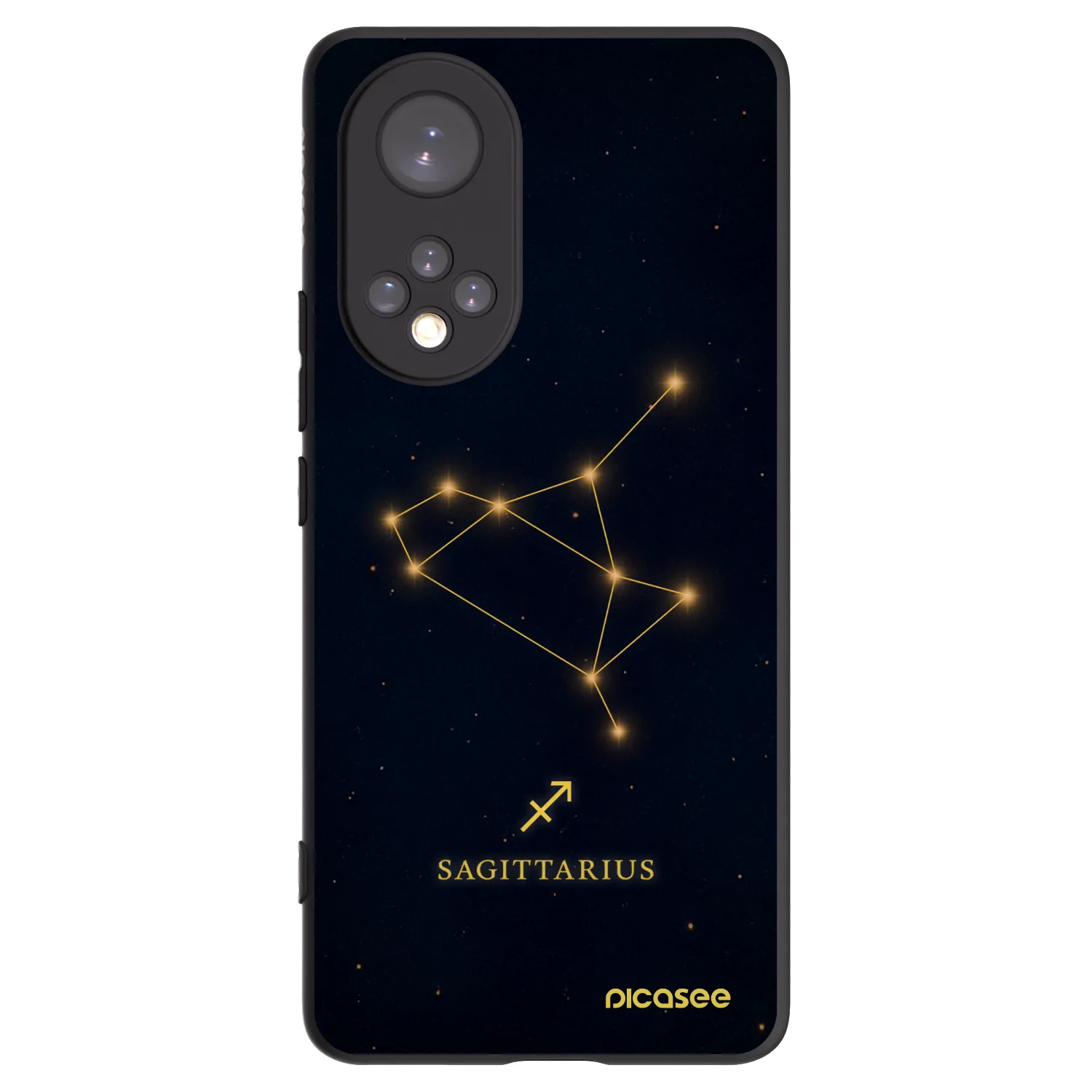 Picasee crna silikonska maskica za Honor 50 5G - SAGITTARIUS