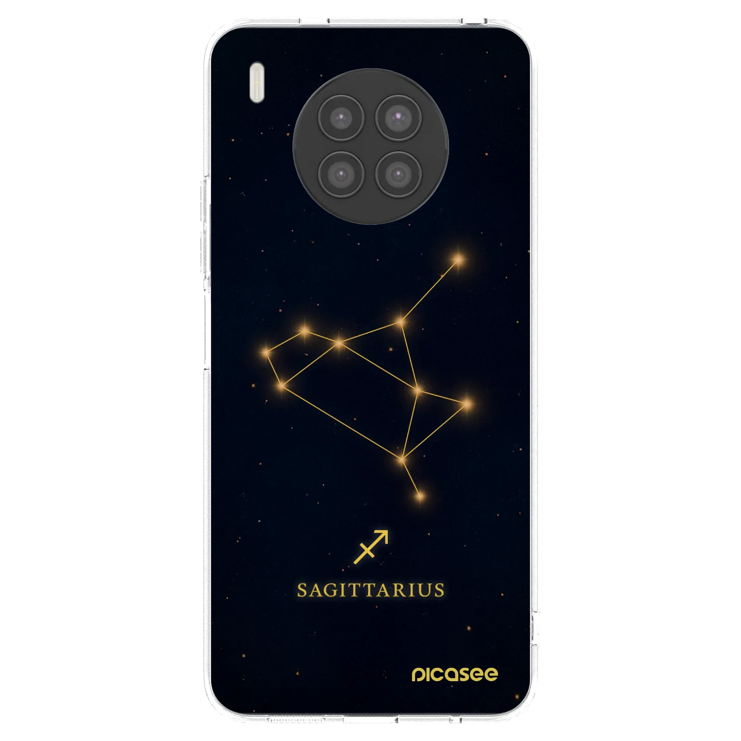 Picasee silikonska prozirna maskica za Huawei Nova 8i - SAGITTARIUS