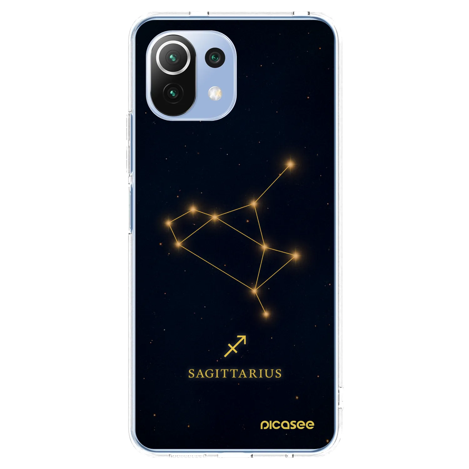 Picasee silikonska prozirna maskica za Xiaomi 11 Lite 5G NE - SAGITTARIUS