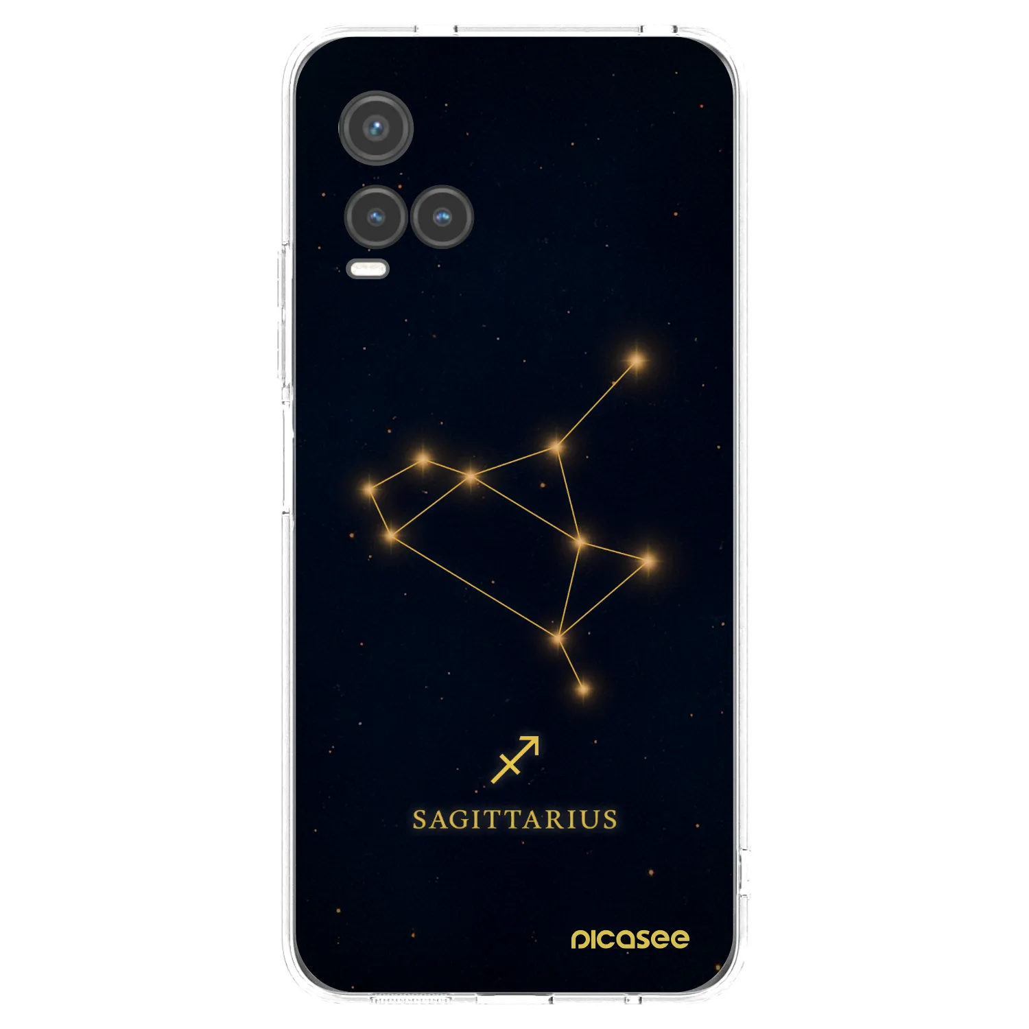 Picasee silikonska prozirna maskica za Vivo Y33s - SAGITTARIUS