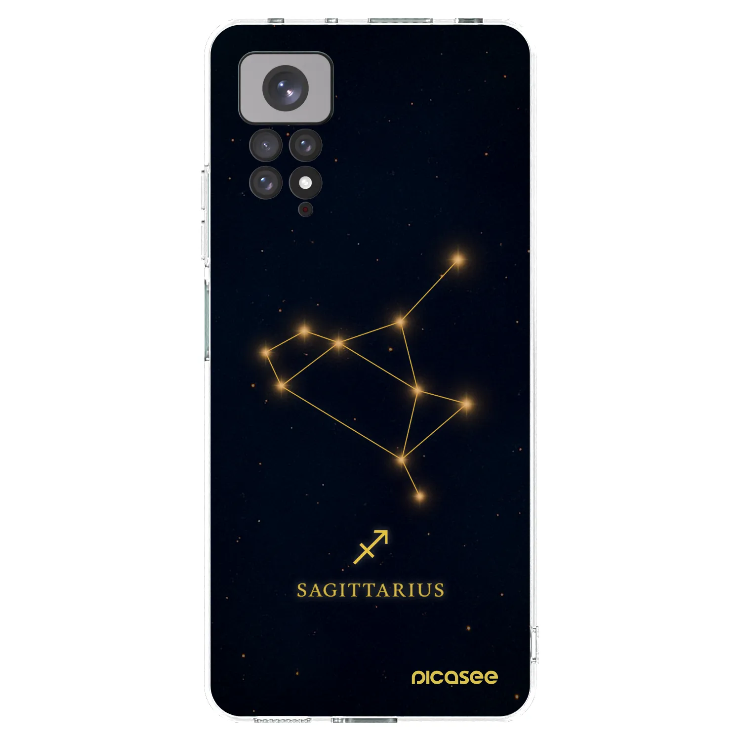 Picasee silikonska prozirna maskica za Xiaomi Redmi Note 11S 4G - SAGITTARIUS