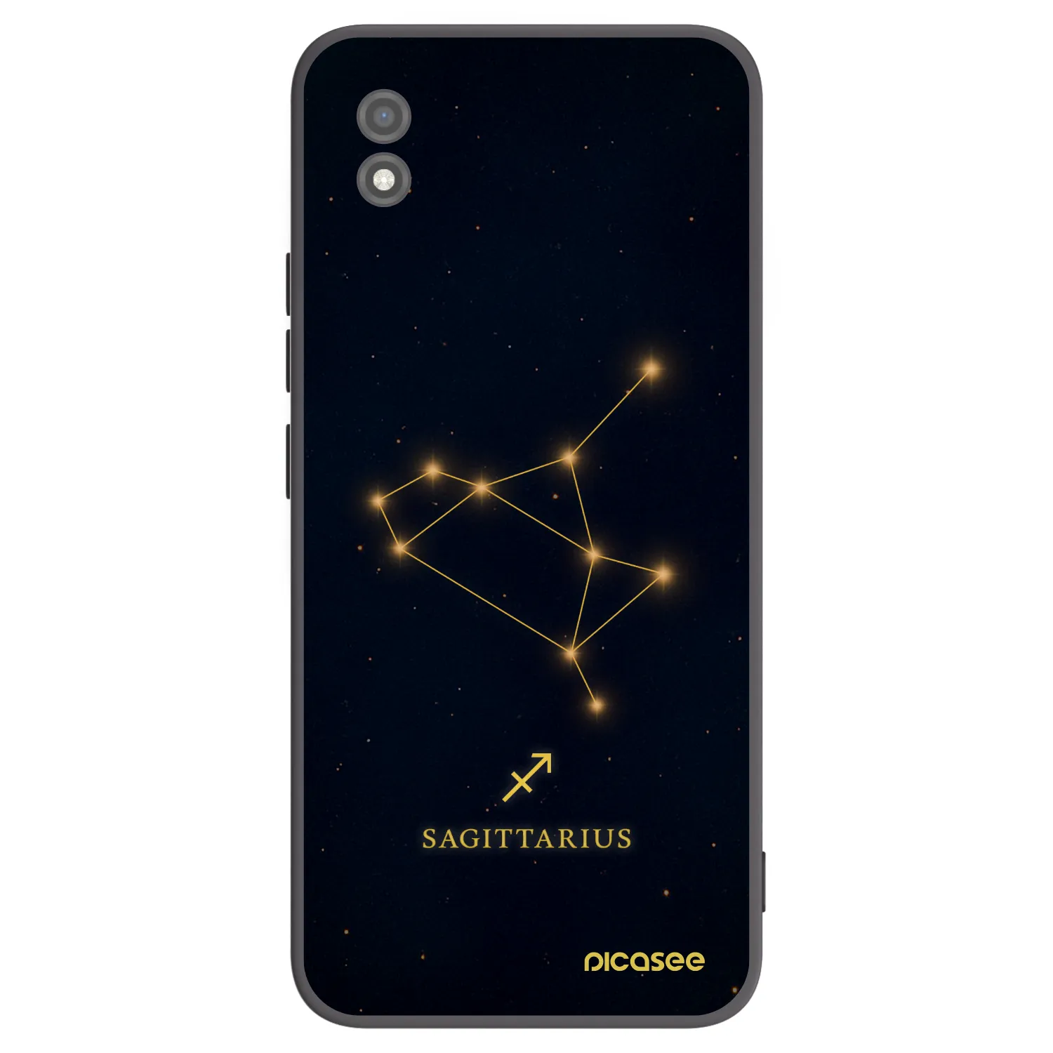 Picasee crna silikonska maskica za Realme C11 (2021) - SAGITTARIUS