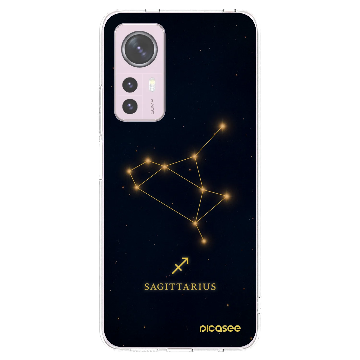 Picasee silikonska prozirna maskica za Xiaomi 12 - SAGITTARIUS