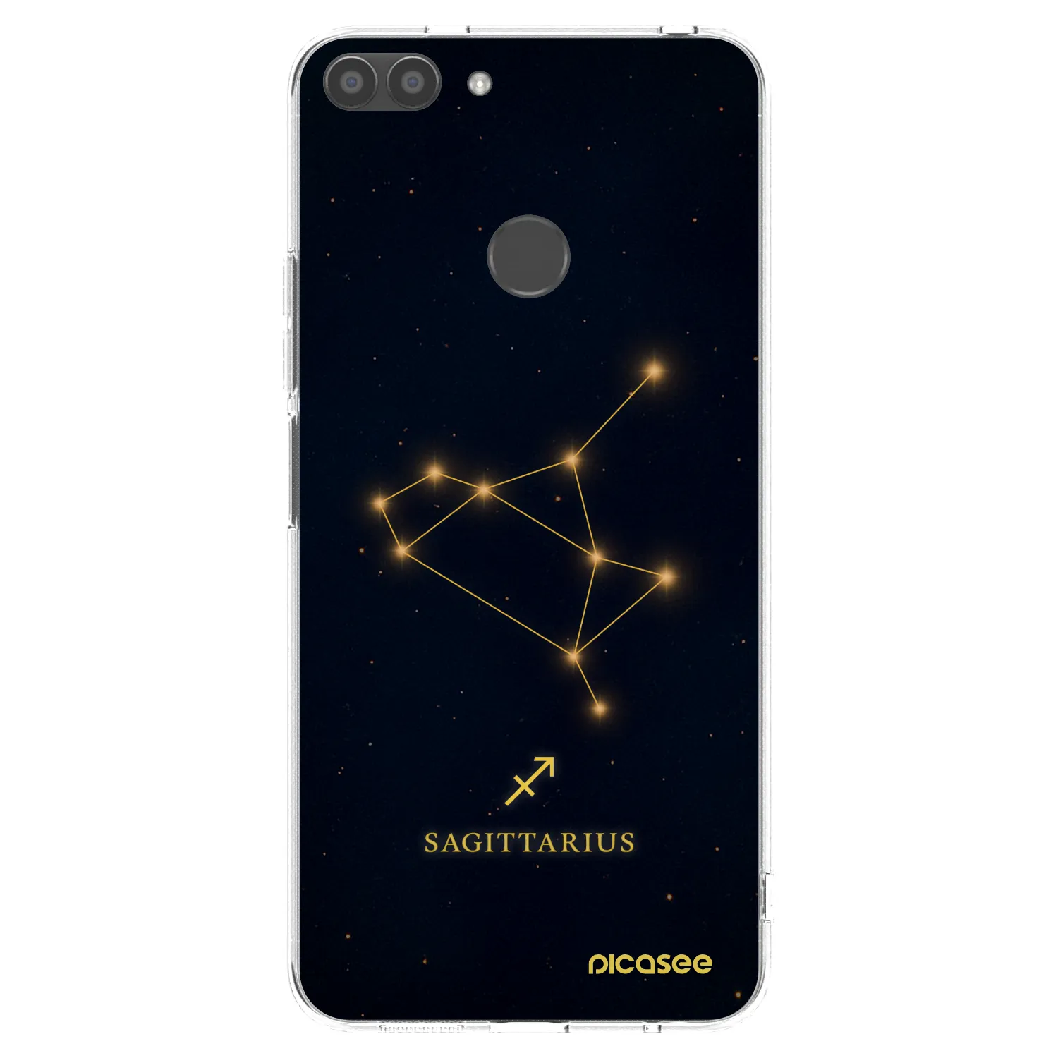 Picasee silikonska prozirna maskica za Huawei P Smart - SAGITTARIUS