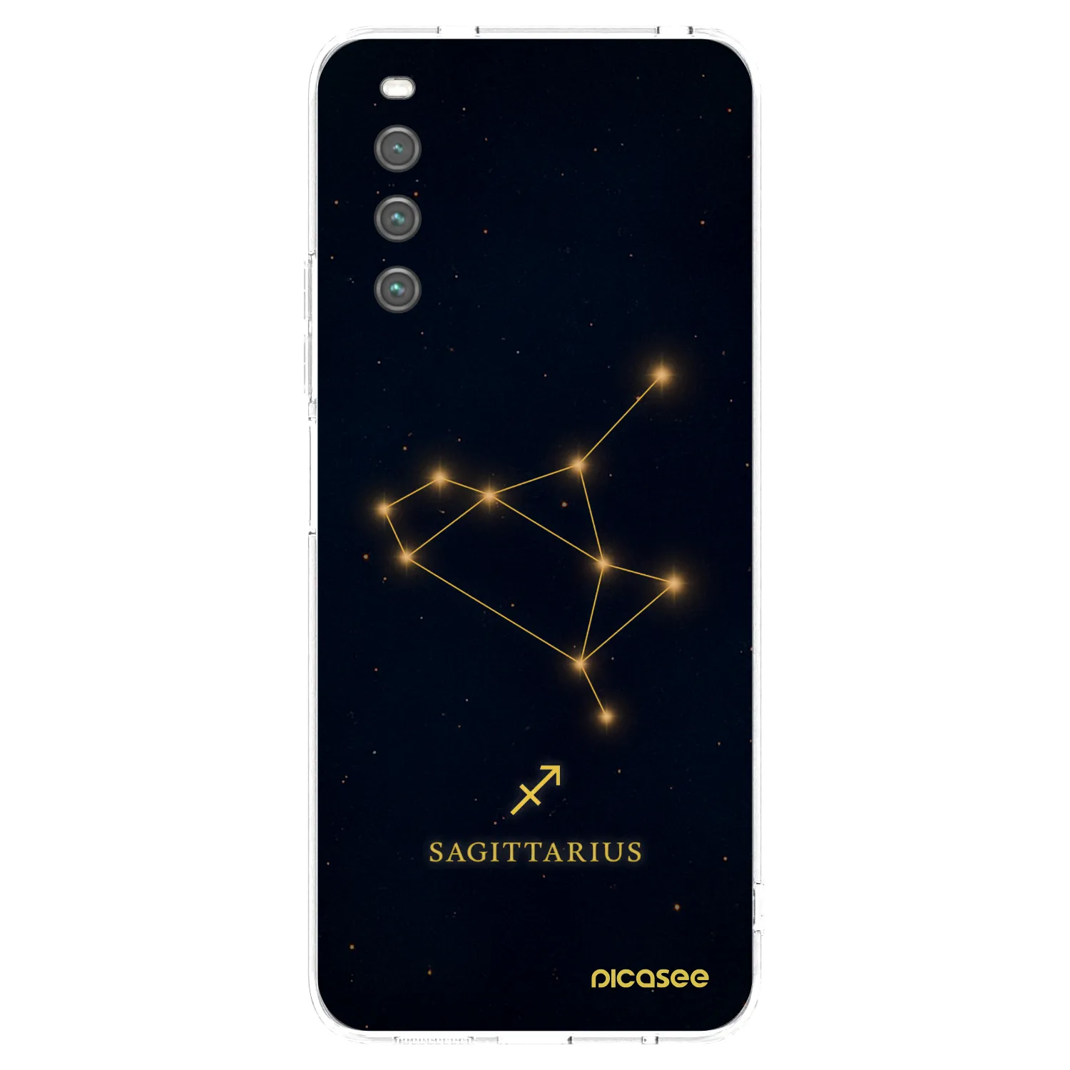 Picasee silikonska prozirna maskica za Sony Xperia 10 IV 5G - SAGITTARIUS