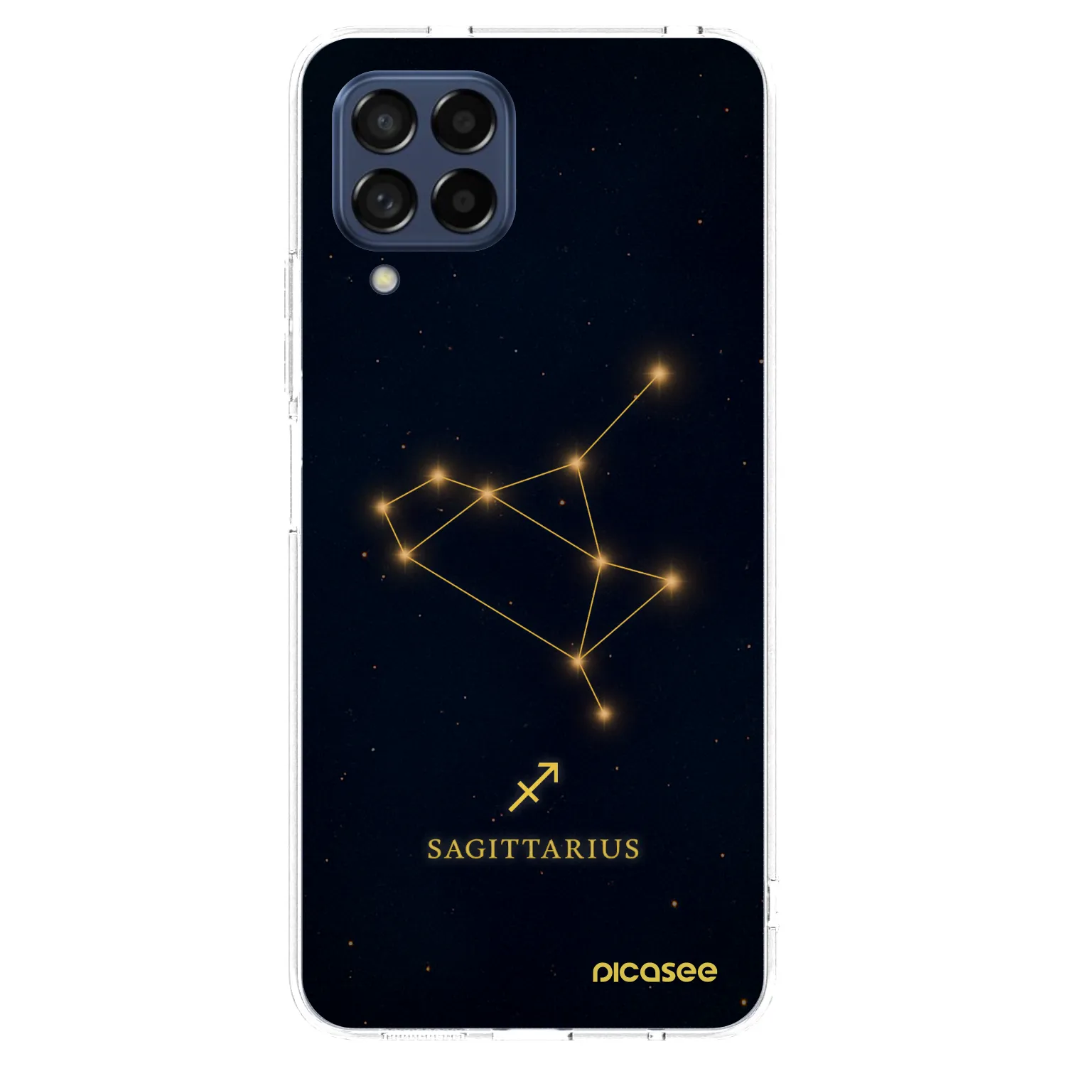 Picasee silikonska prozirna maskica za Samsung Galaxy M53 5G - SAGITTARIUS