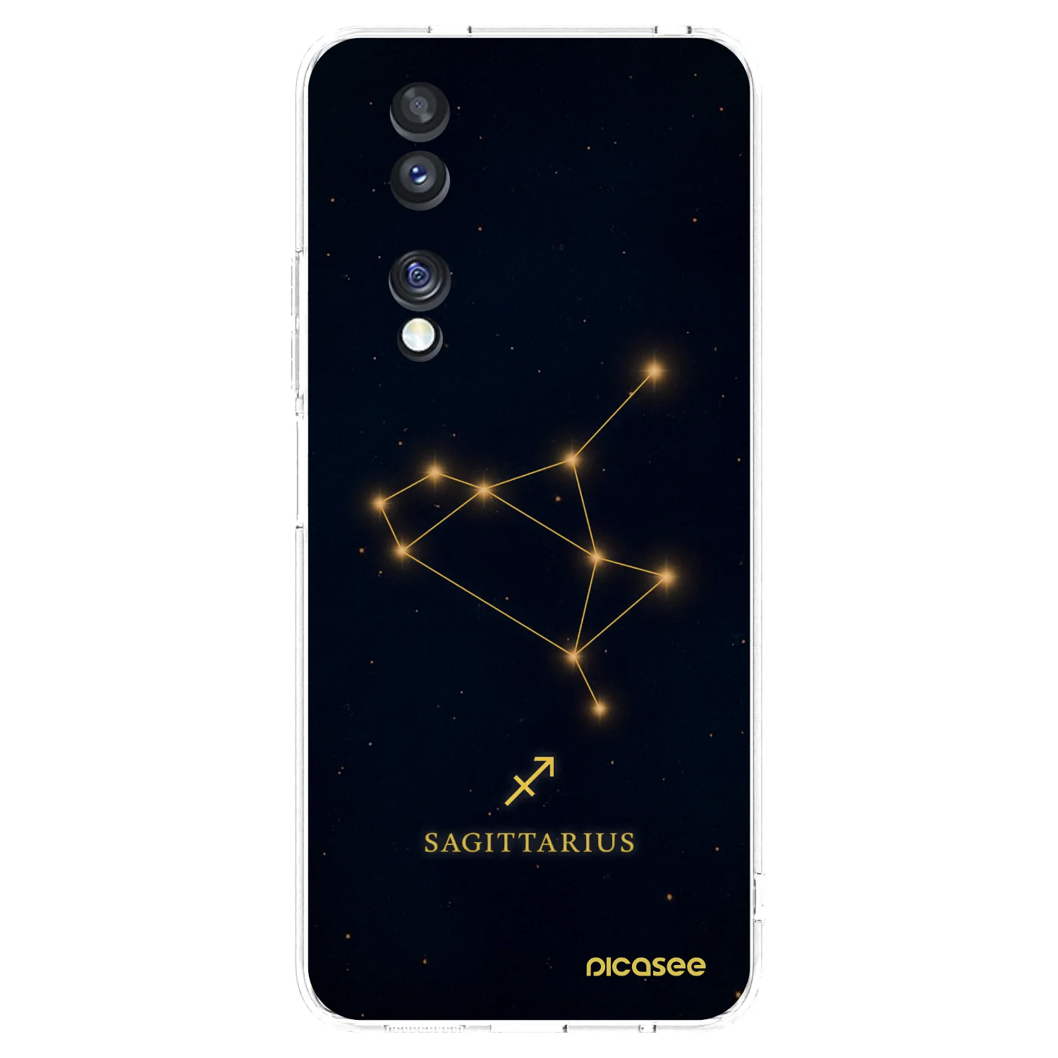 Picasee silikonska prozirna maskica za Honor 70 - SAGITTARIUS