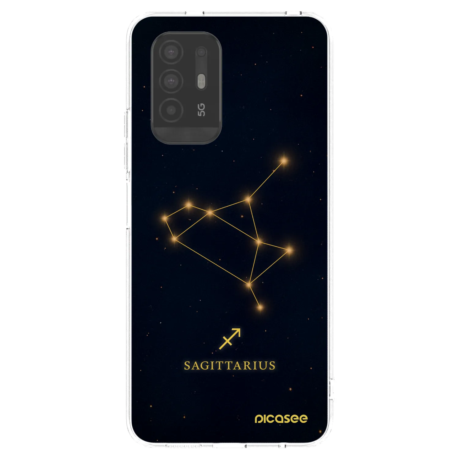 Picasee silikonska prozirna maskica za OPPO A94 5G - SAGITTARIUS