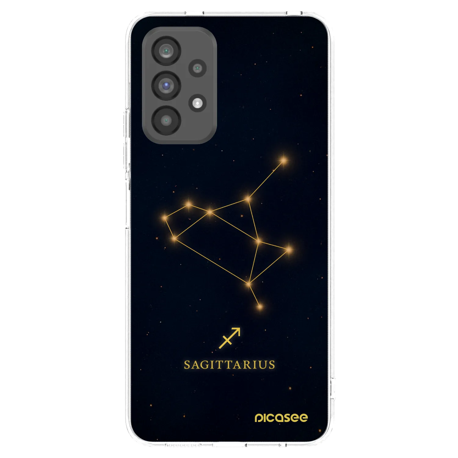 Picasee silikonska prozirna maskica za Samsung Galaxy A73 5G - SAGITTARIUS