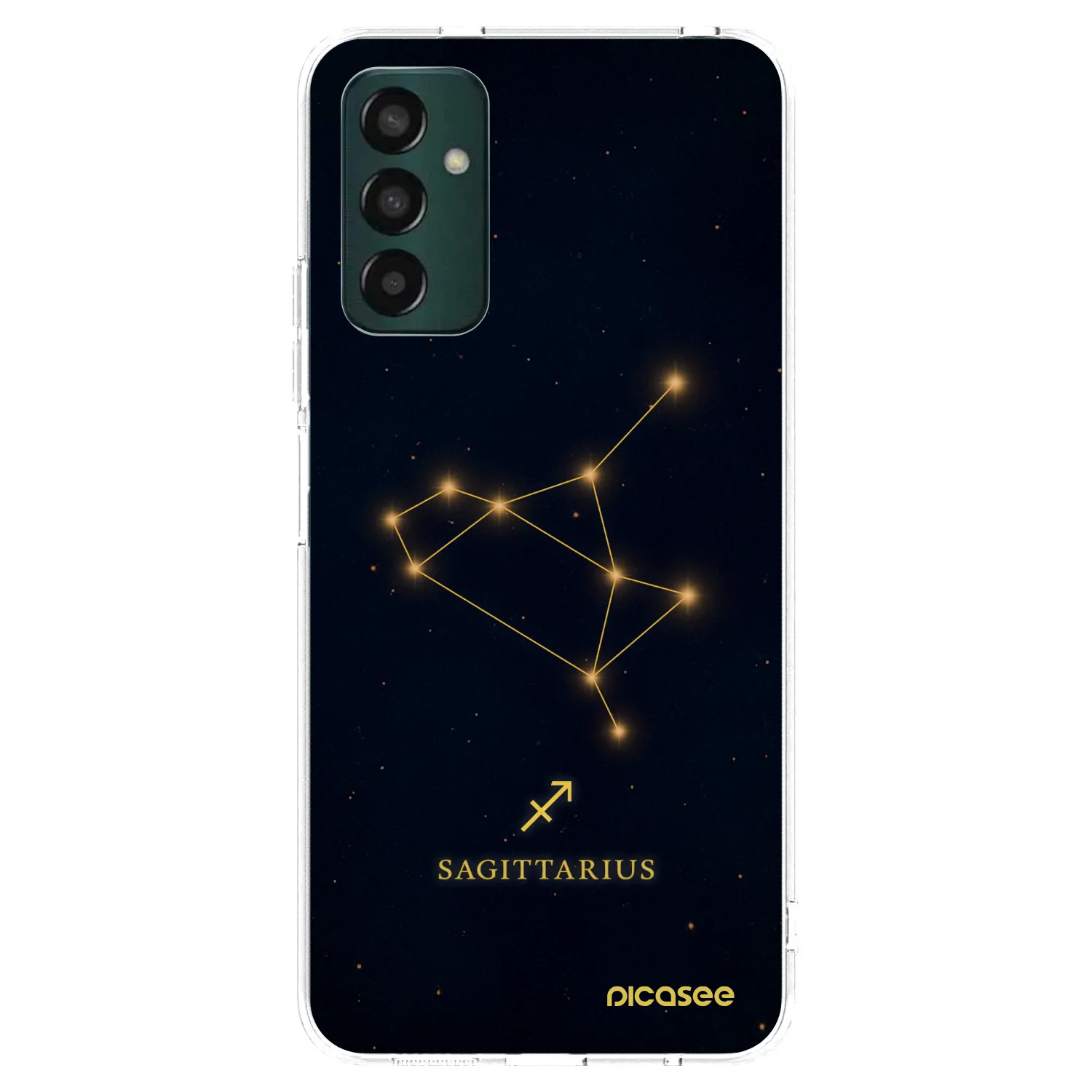 Picasee silikonska prozirna maskica za Samsung Galaxy M23 5G - SAGITTARIUS