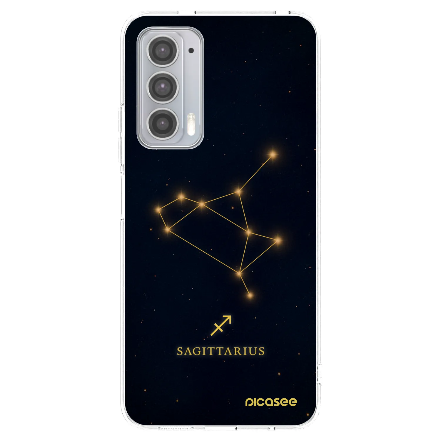 Picasee silikonska prozirna maskica za Motorola Edge 20 - SAGITTARIUS