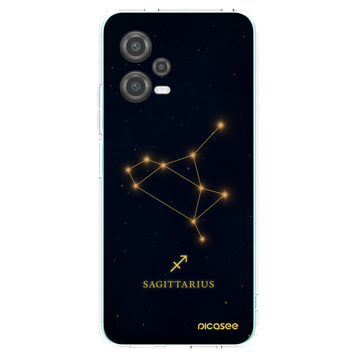 Picasee silikonska prozirna maskica za Xiaomi Poco X5 - SAGITTARIUS