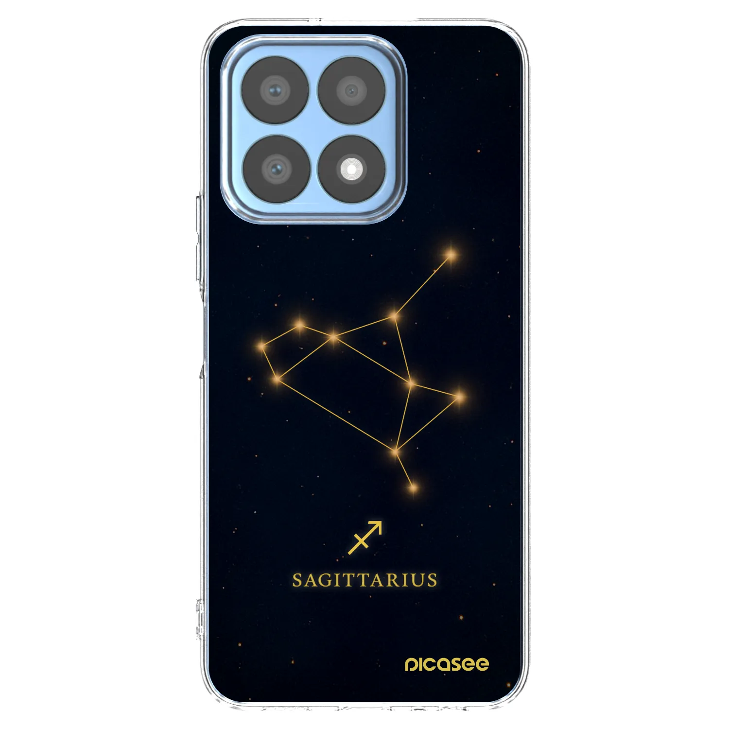 Picasee silikonska prozirna maskica za Honor X8a - SAGITTARIUS