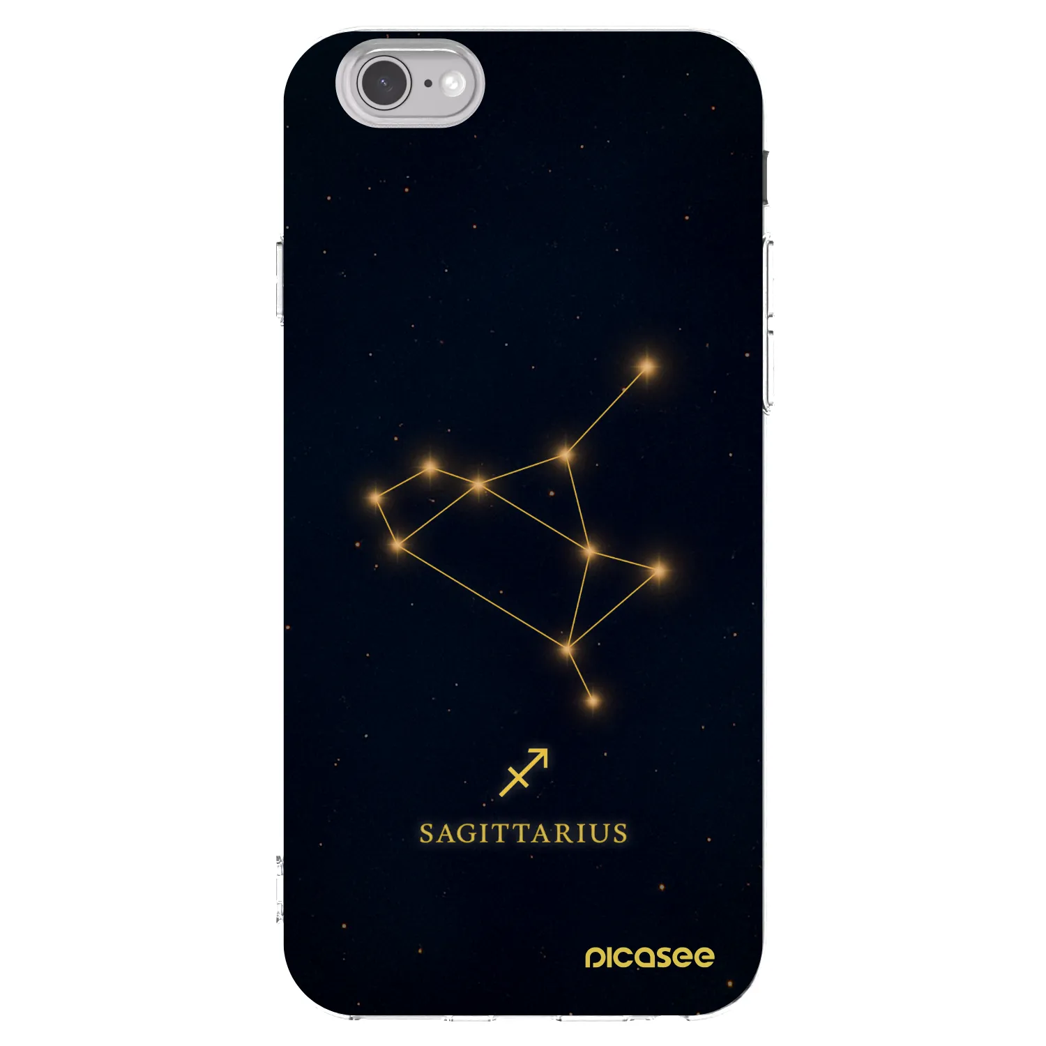 Picasee silikonska prozirna maskica za Apple iPhone 6/6S - SAGITTARIUS
