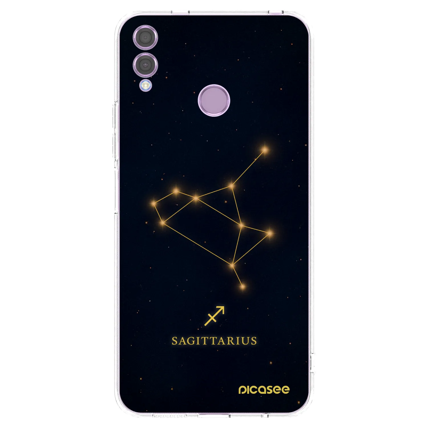 Picasee silikonska prozirna maskica za Honor 8X - SAGITTARIUS