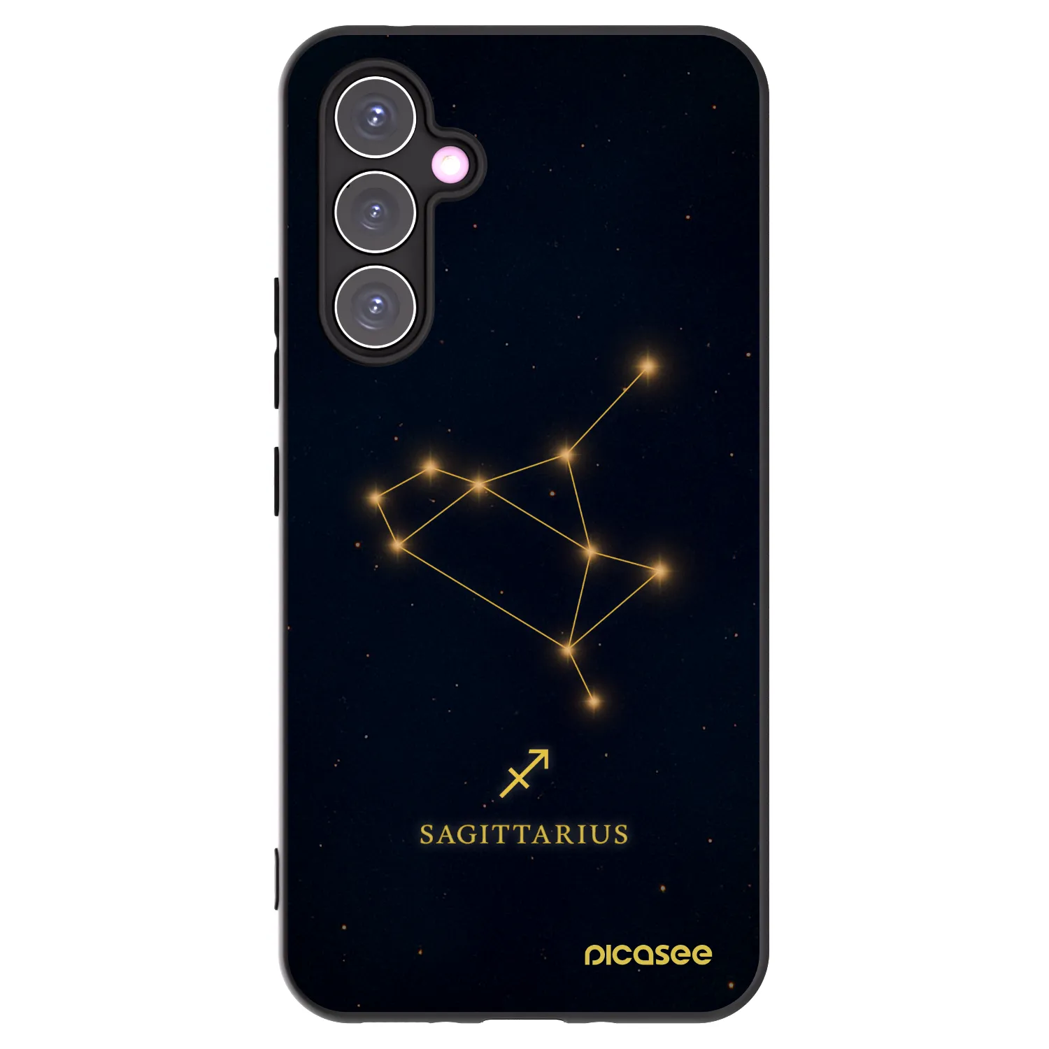 Picasee crna silikonska maskica za Samsung Galaxy A54 5G A546B - SAGITTARIUS