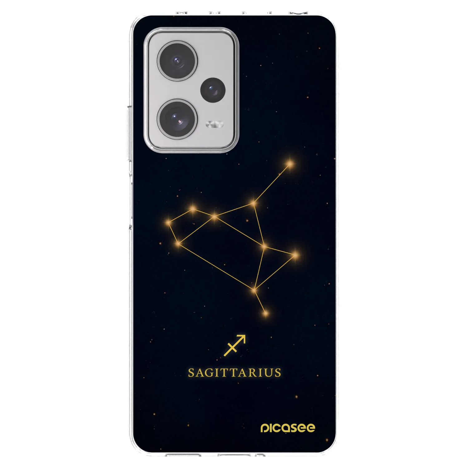 Picasee silikonska prozirna maskica za Xiaomi Redmi Note 12 Pro+ 5G - SAGITTARIUS