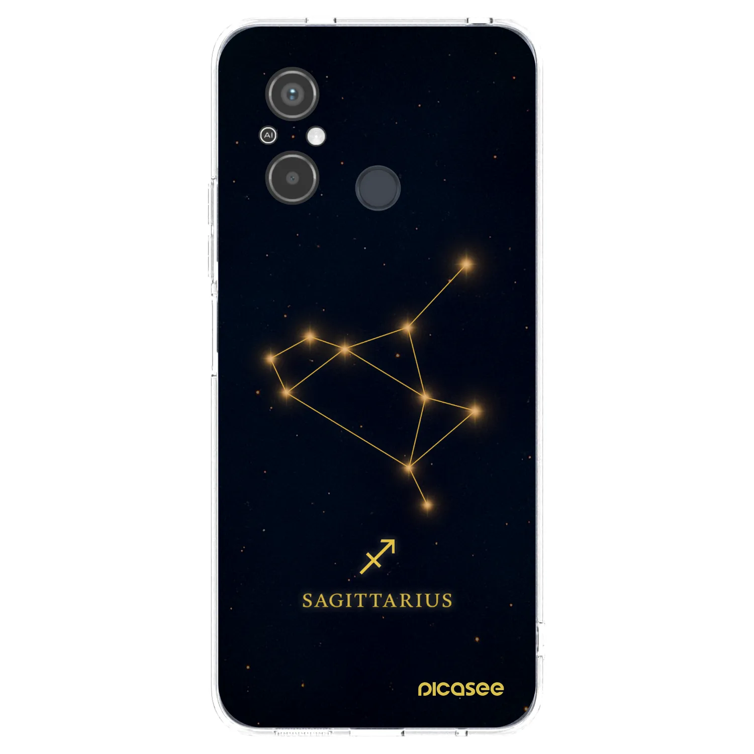 Picasee silikonska prozirna maskica za Xiaomi Redmi 12C - SAGITTARIUS