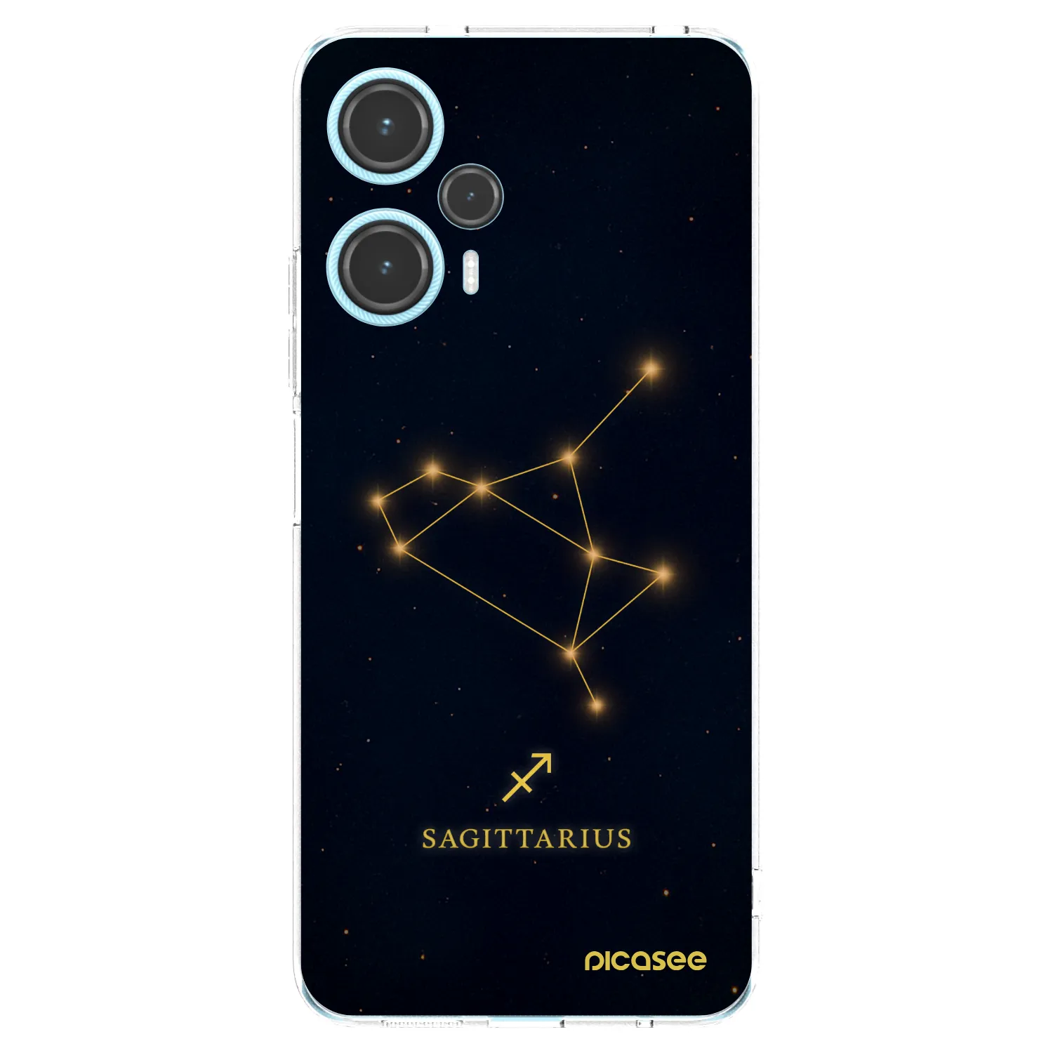 Picasee silikonska prozirna maskica za Xiaomi Poco F5 - SAGITTARIUS