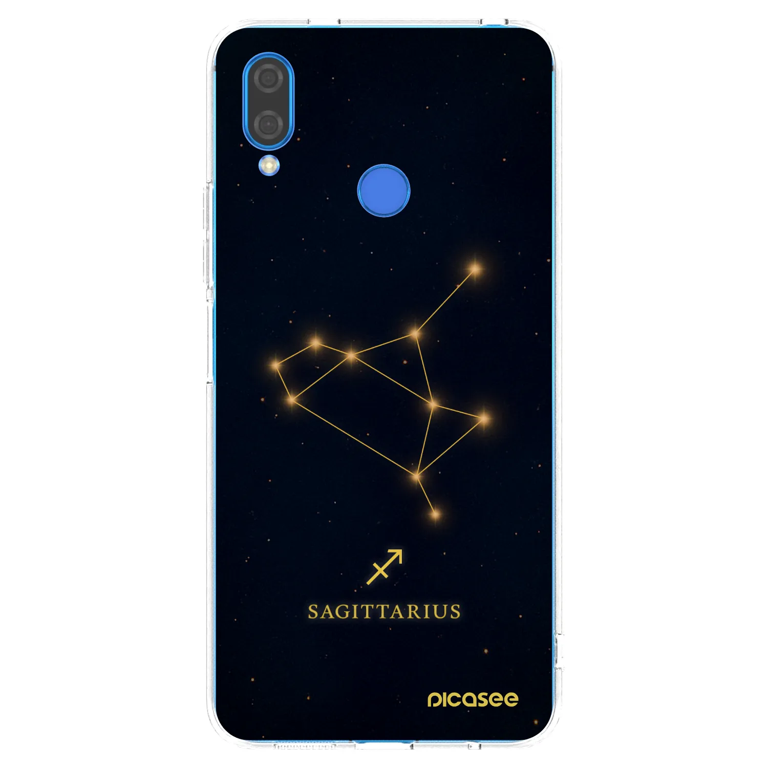 Picasee silikonska prozirna maskica za Huawei Nova 3 - SAGITTARIUS