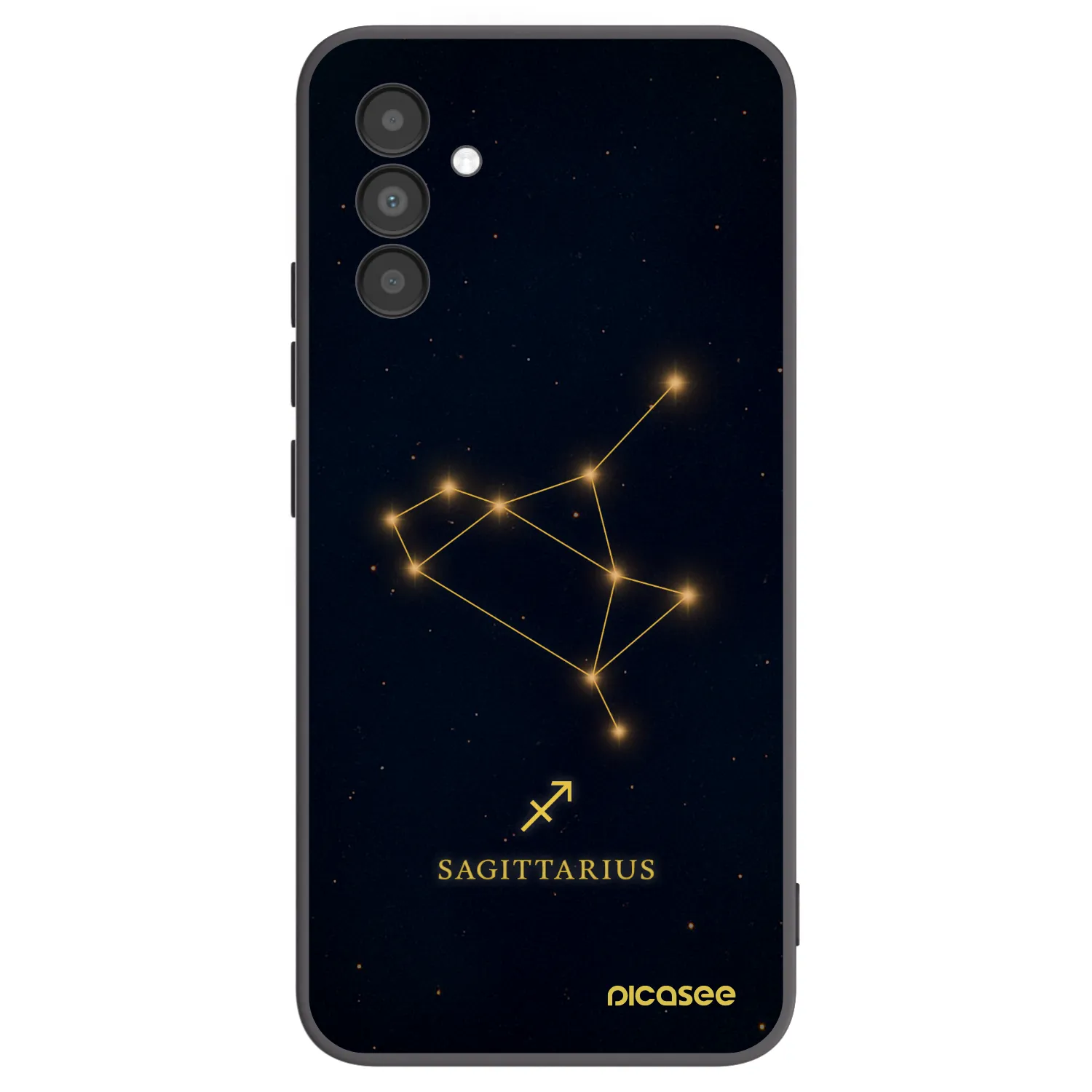 Picasee crna silikonska maskica za Samsung Galaxy A04s A047F - SAGITTARIUS
