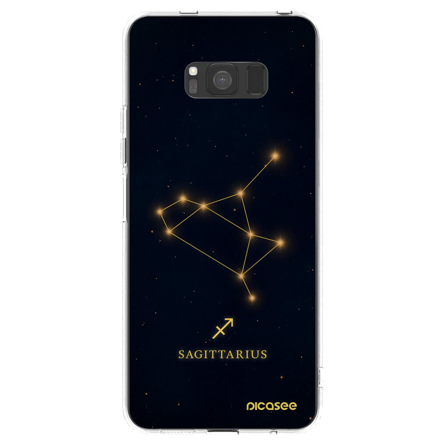 Picasee silikonska prozirna maskica za Samsung Galaxy S8 G950F - SAGITTARIUS