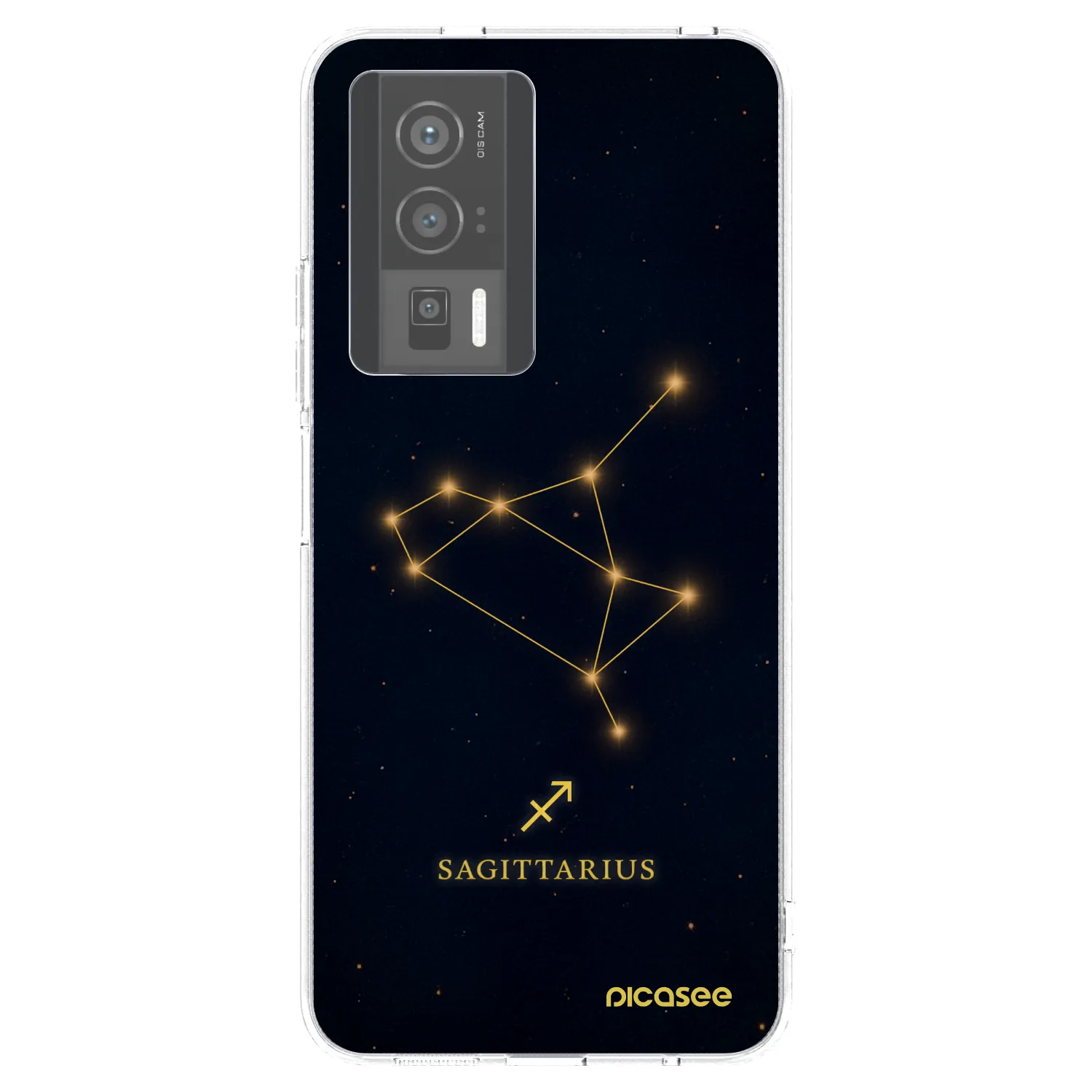Picasee silikonska prozirna maskica za Xiaomi Poco F5 Pro 5G - SAGITTARIUS