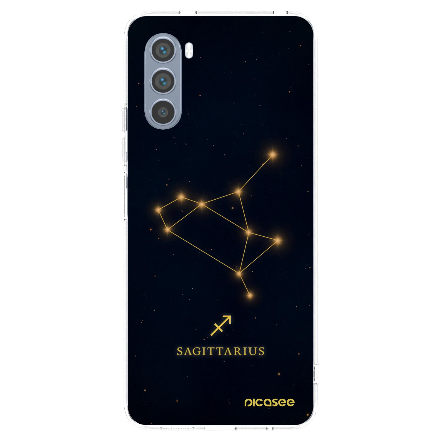 Picasee silikonska prozirna maskica za Motorola Moto G62 - SAGITTARIUS