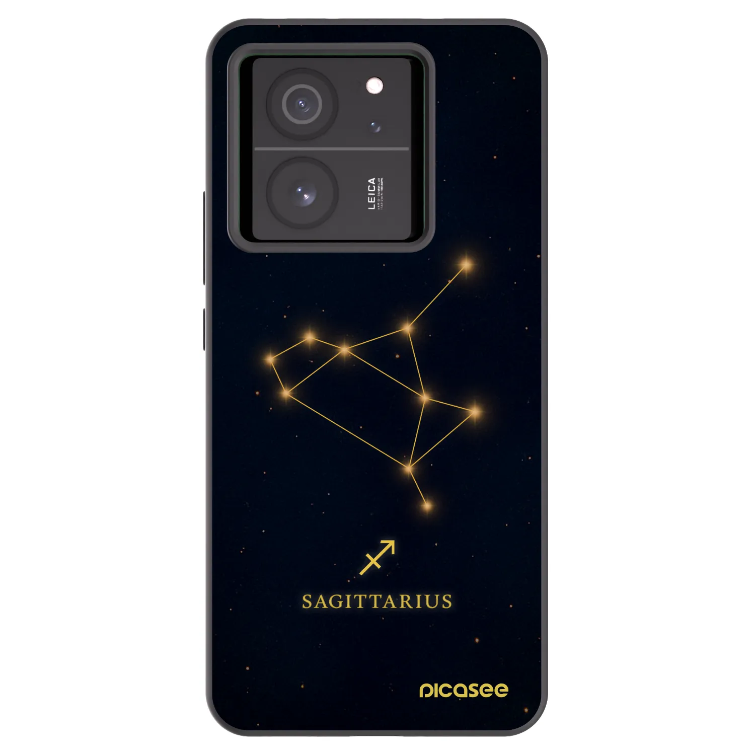 Picasee crna silikonska maskica za Xiaomi 13T - SAGITTARIUS