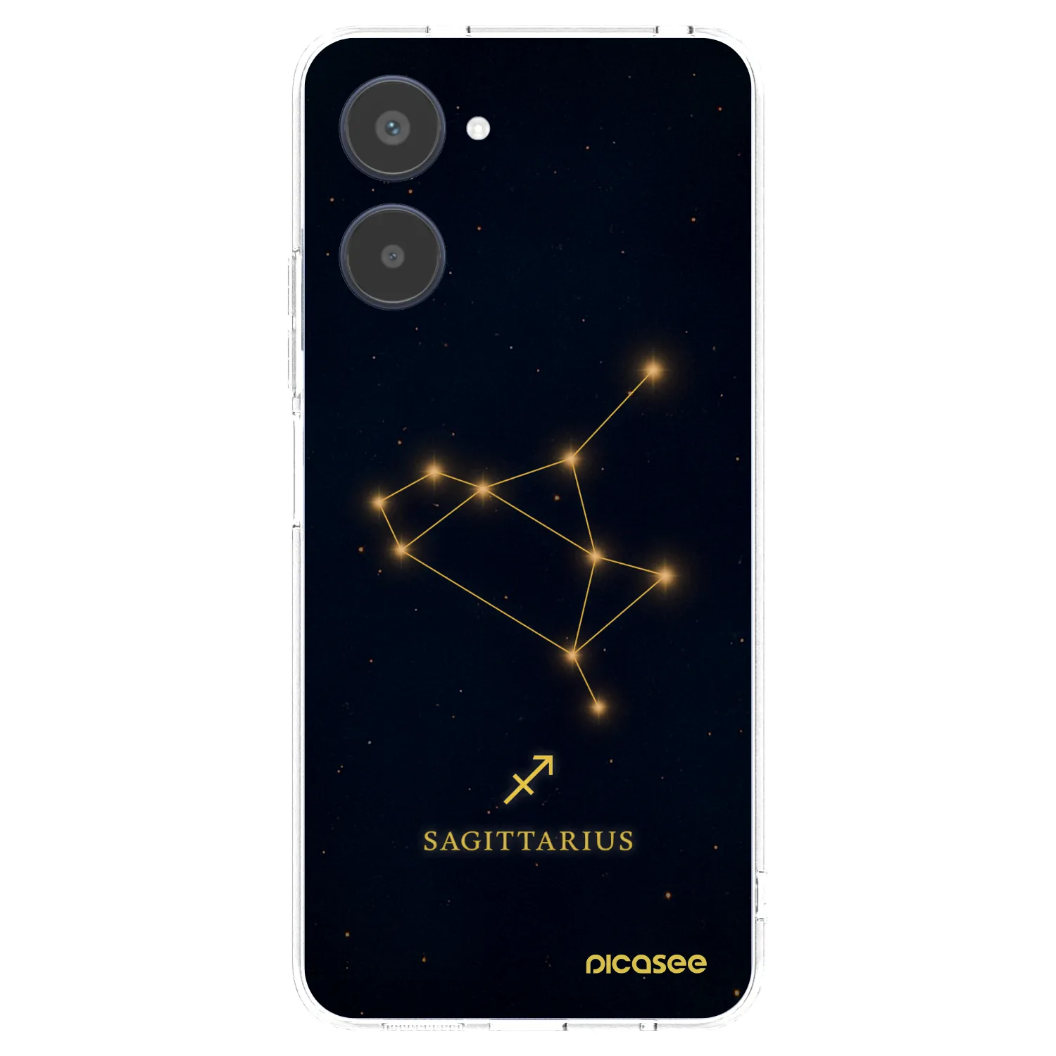 Picasee silikonska prozirna maskica za Realme 10 4G - SAGITTARIUS