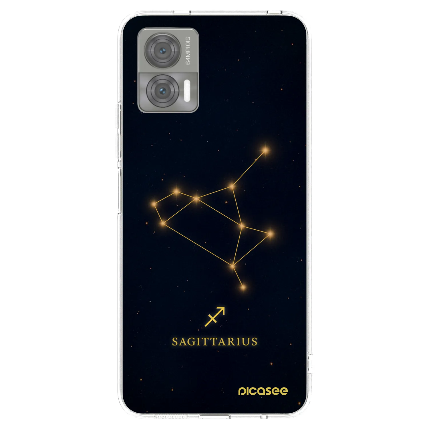 Picasee silikonska prozirna maskica za Motorola Edge 30 Neo - SAGITTARIUS