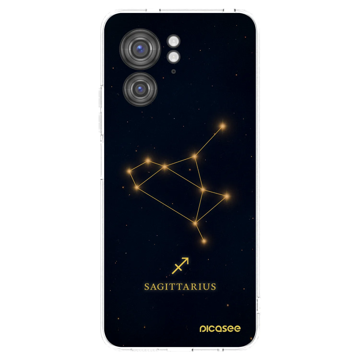 Picasee silikonska prozirna maskica za Motorola Edge 40 - SAGITTARIUS