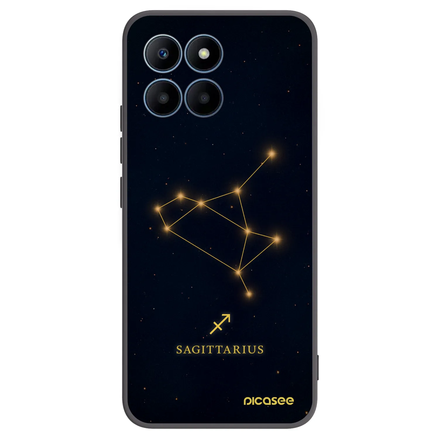 Picasee crna silikonska maskica za Honor 70 Lite - SAGITTARIUS
