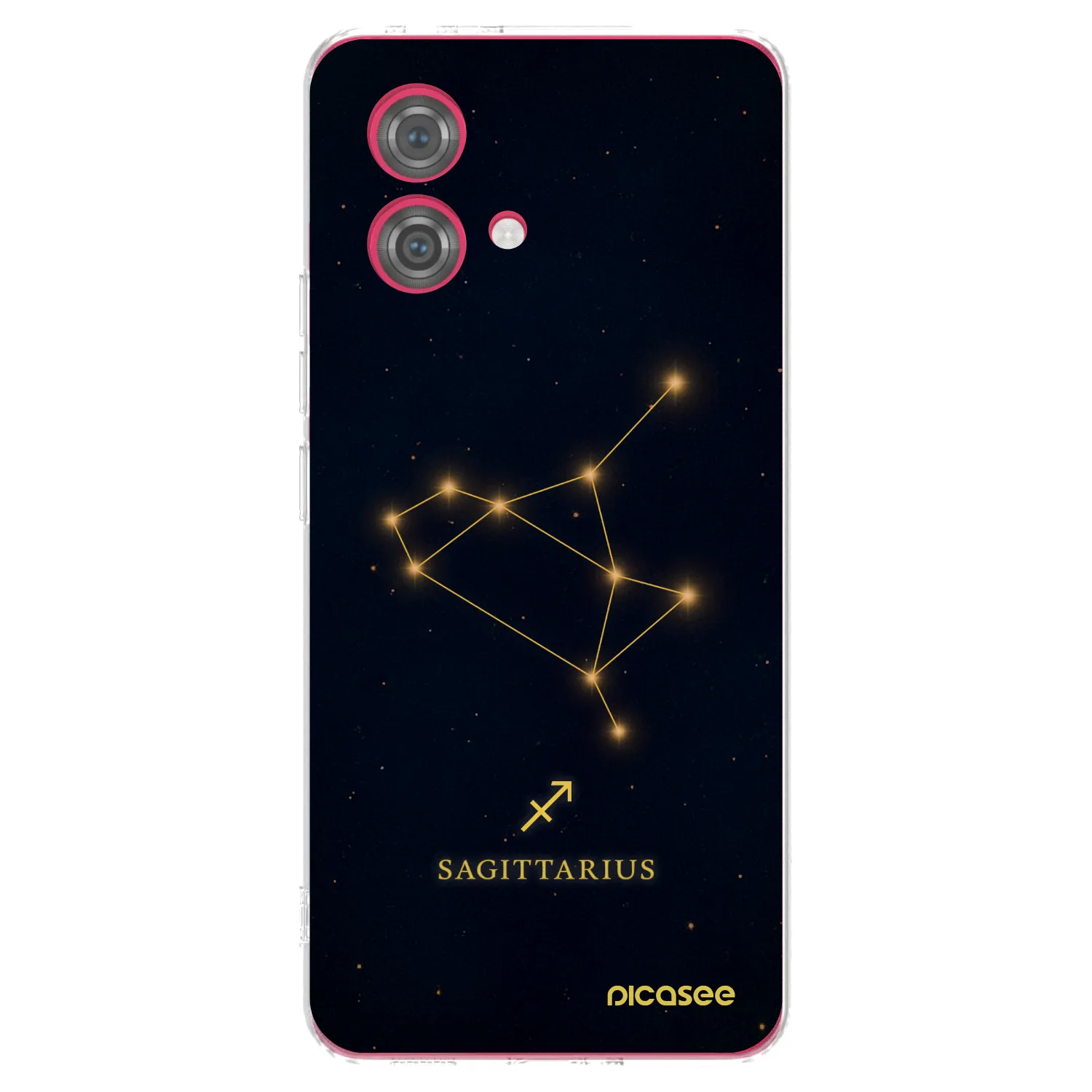 Picasee silikonska prozirna maskica za Motorola Moto G84 5G - SAGITTARIUS