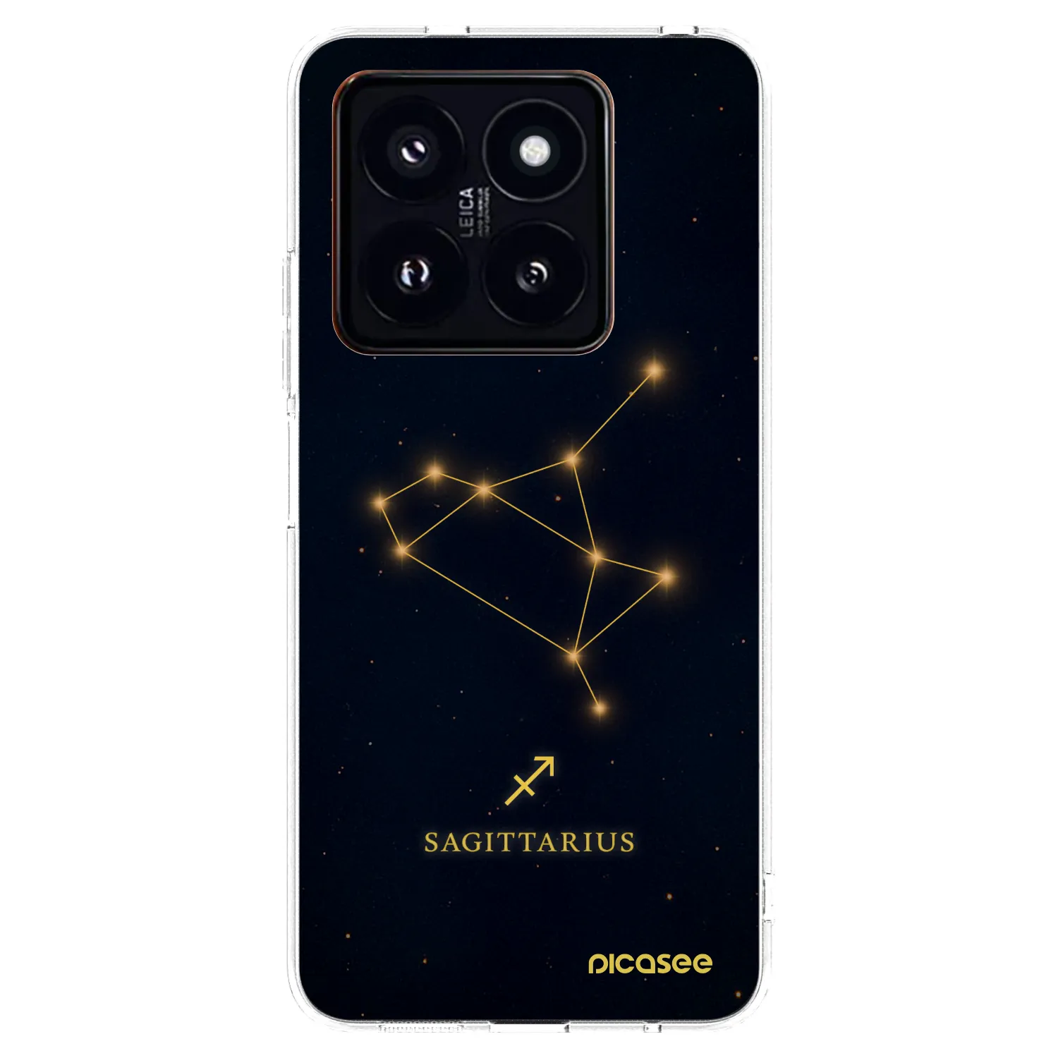 Picasee silikonska prozirna maskica za Xiaomi 14 Pro - SAGITTARIUS